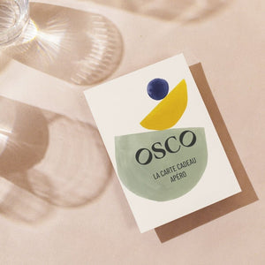 Une carte-cadeau OSCO pour faire plaisir et partager des moments de convivialité : cocktails sans alcool, apéritif sans alcool, accessoire cocktail, tout y est pour se faire plaisir sans une goutte d'alcool