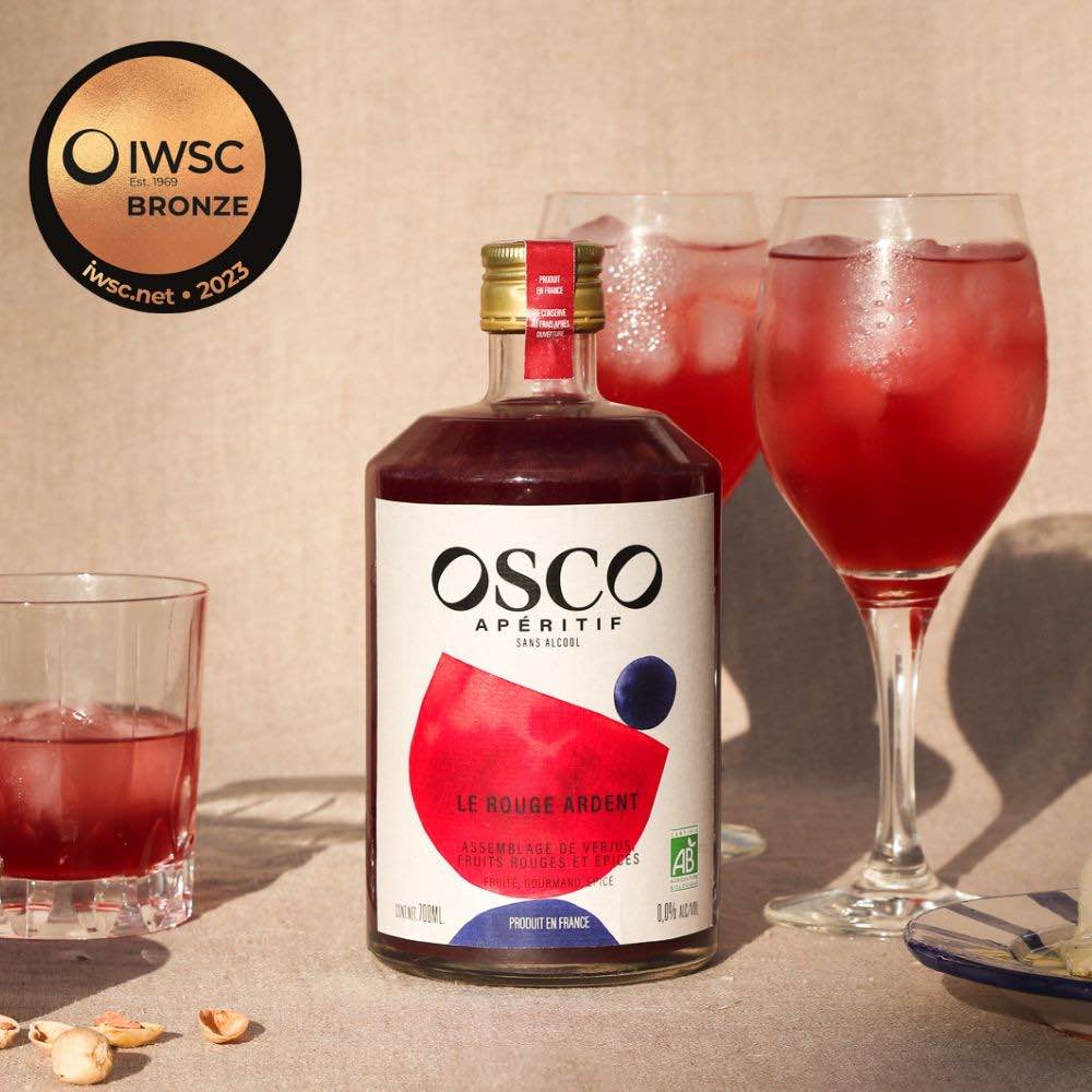 OSCO Le Rouge Ardent bio 70cl - Lot de 3