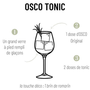 OSCO L'Original bio - OSCO. Une recette de cocktail sans alcool très simple à servir et peu sucré.