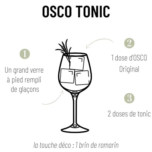 OSCO L'Original bio - Lot de 3 - OSCO. Un cocktail sans alcool très simple à faire. Et peu sucré !