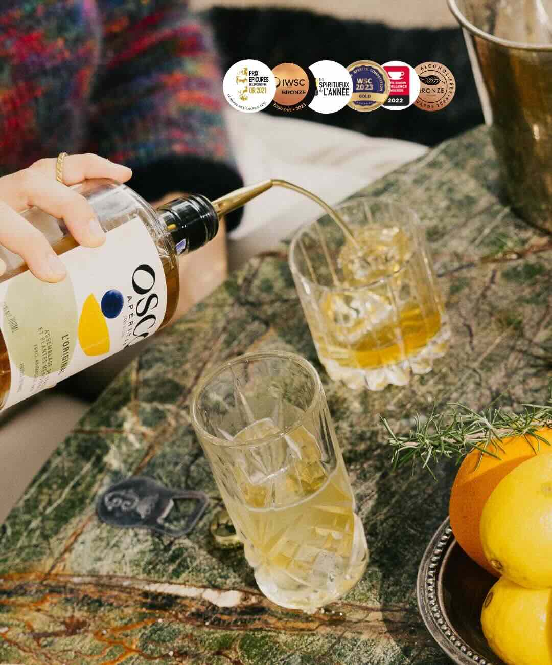 Les boissons sans alcool OSCO ont été récompensés pour leurs saveurs Méditerranéennes.