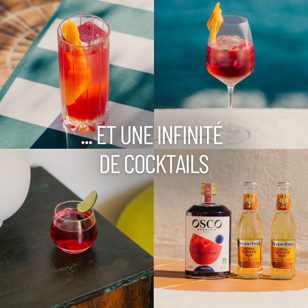 OSCO Le Rouge Ardent - organic alcohol-free aperitif