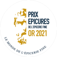 Médaille du Prix Épicure d’Or 2021, récompensant OSCO pour son excellence en épicerie fine