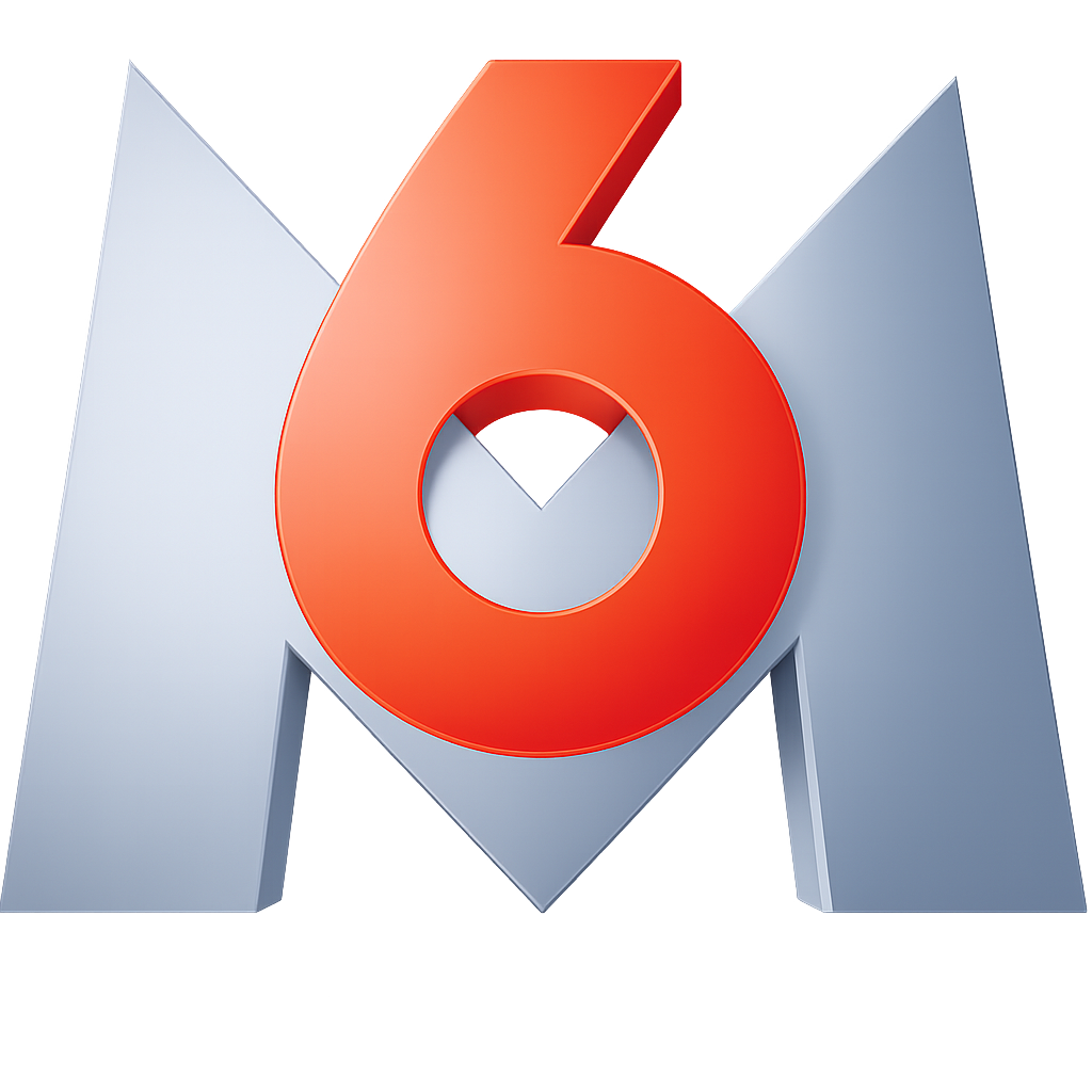 Logo de la chaîne M6 avec citation valorisant OSCO, boisson sans alcool idéale pour les cocktails d’été et le plaisir sans modération
